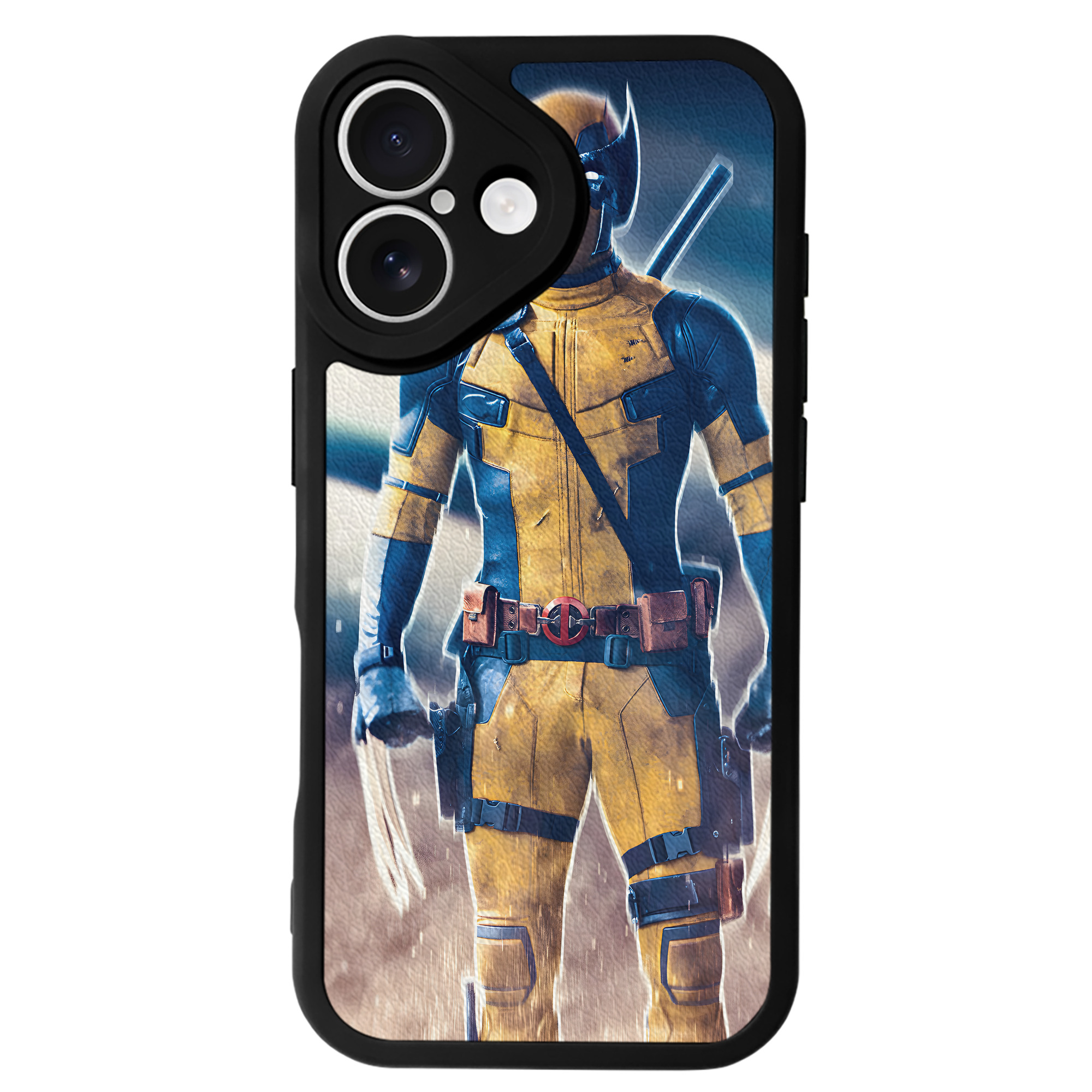 （画像用） アベンジャーズ The Avengers 【iPhone 16シリーズ対応】シリコンスマホケース（レザー調） 材質：シリコン